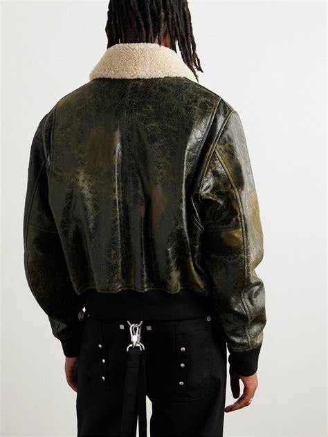 GIVENCHY Distressed Shearling